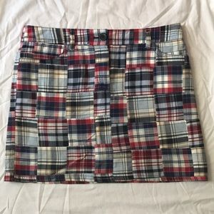 Ann Taylor Loft plaid skirt size 10
